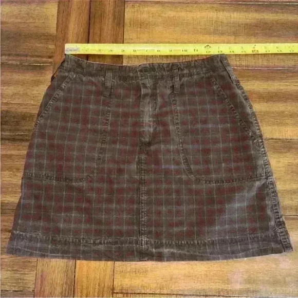 Vintage Maurice's 2 Piece Set Skirt and Button Up Top Plaid Size 8/L - Picture 11 of 15